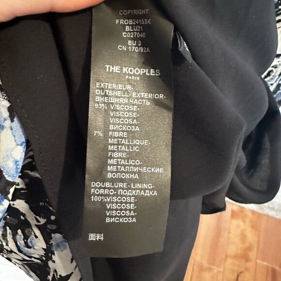 🖤The Kooples🖤 Firework Lurex Mini Dress (SIZE 3/L) - Picture 10 of 11